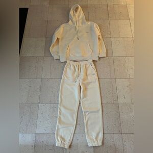 Cream sweatsuit